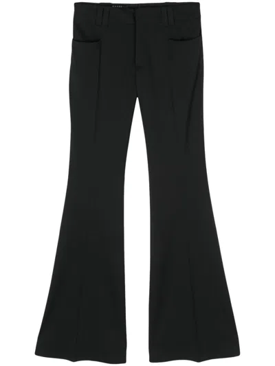 Pre-owned Gucci 2000s Twill Trousers In Schwarz
