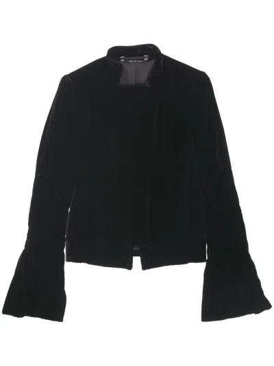 Pre-owned Gucci 2000s Velvet Jacket In Purple