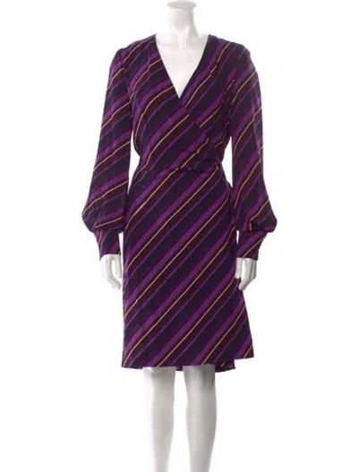 Pre-owned Gucci 2006 Midi Length Dress In Purple