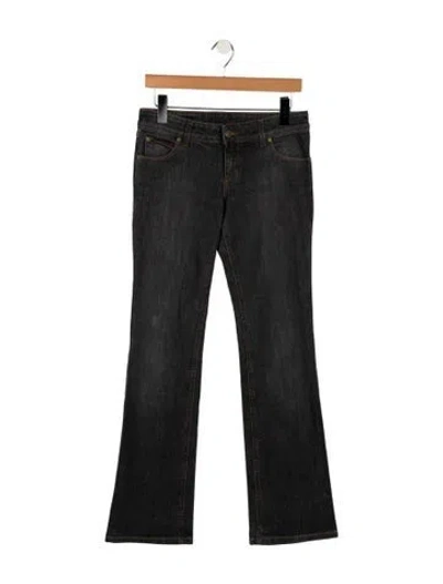Pre-owned Gucci 2007 Flared Jeans In Grey