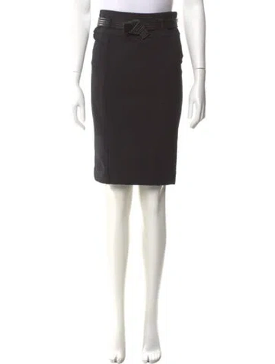Pre-owned Gucci 2007 Knee-length Skirt In Black