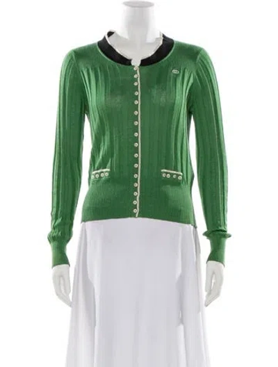 Pre-owned Gucci 2007 Printed Sweater In Green
