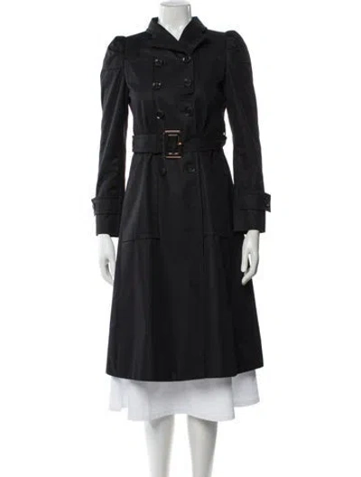 Pre-owned Gucci 2007 Trench Coat In Black