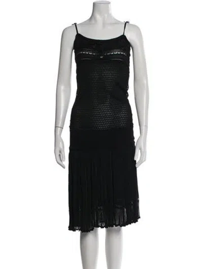 Pre-owned Gucci 2008 Midi Length Dress In Black