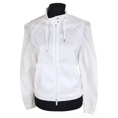 Pre-owned Gucci 2009 By Frida Giannini Monogram Sport Jacket In Gray