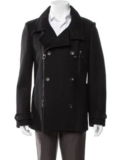 Pre-owned Gucci 2009 Peacoat In Black