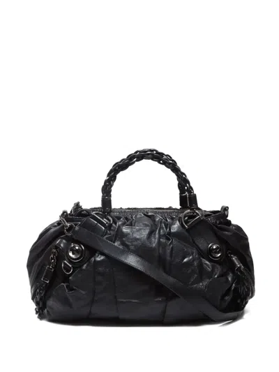 Pre-owned Gucci 2010-2020s Galaxy Line Shoulder Bag In Black