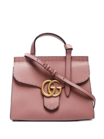 Pre-owned Gucci 2010-2020s Gg Marmont 2-way Bag