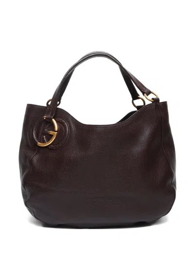 Pre-owned Gucci 2010-2020s Interlocking G Leather Tote Bag