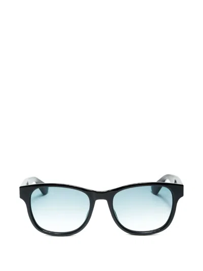 Pre-owned Gucci 2010-2020s Logo Gradient-lens Sunglasses In Black