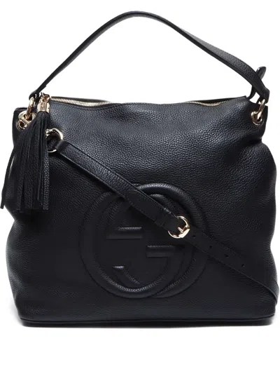 Pre-owned Gucci 2010-2024 Soho Shoulder Bag In Black