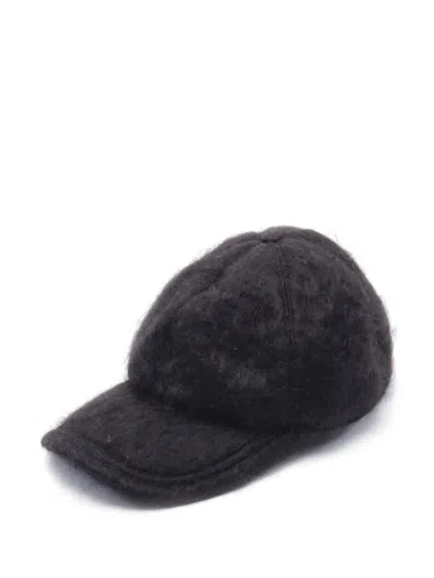 Pre-owned Gucci 2010 Double G Baseball Cap In Black