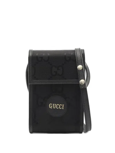 Pre-owned Gucci 2010 Gg-pattern Mini Shoulder Bag In Black