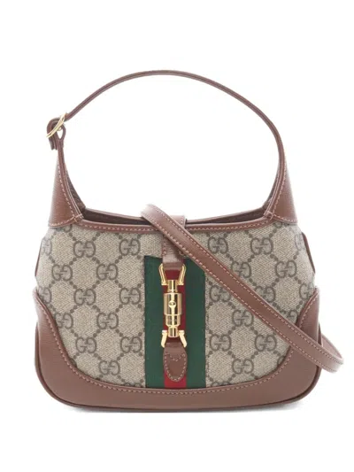 Pre-owned Gucci 2010 Jackie 1961 Handbag In Neutral