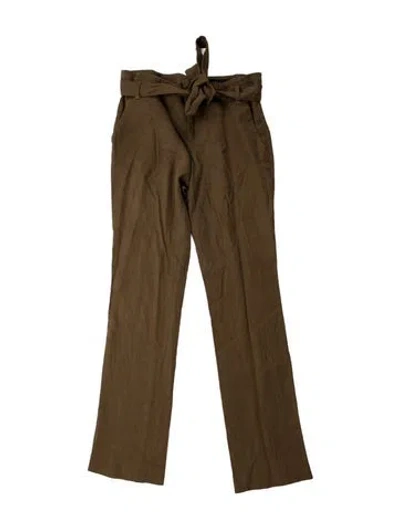 Pre-owned Gucci 2010 Straight Leg Pants In Brown