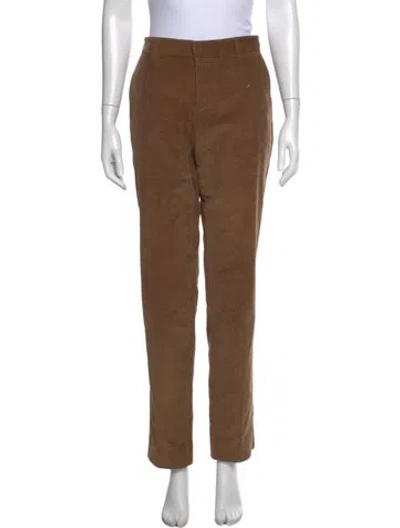 Pre-owned Gucci 2010 Straight Leg Pants In Brown