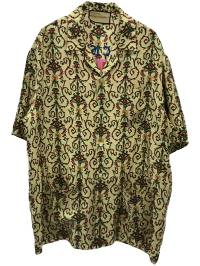 Pre-owned Gucci 2010s 100th Anniversary Shirt In Neutrals