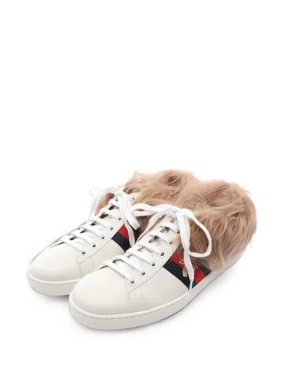 Pre-owned Gucci 2010s Ace Sneakers In White