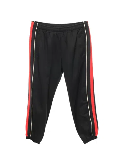 Pre-owned Gucci 2010s Band Track Pants In Black
