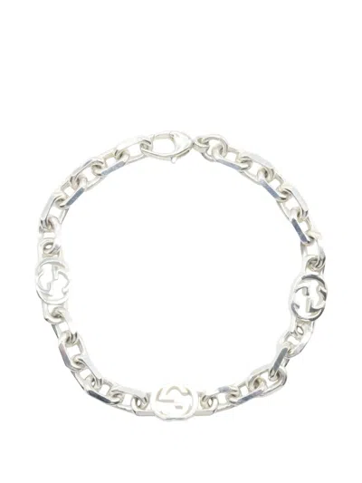 Pre-owned Gucci 2010s Chain Bracelet In Silver