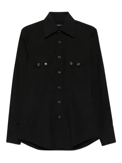 Pre-owned Gucci 2010s Cotton Shirt In Black