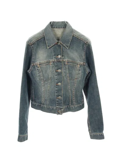 Pre-owned Gucci 2010s Denim Jacket In Blue