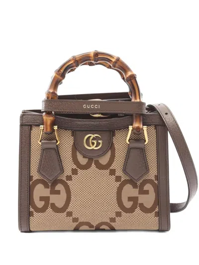 Pre-owned Gucci 2010s Diana Handbag In Brown