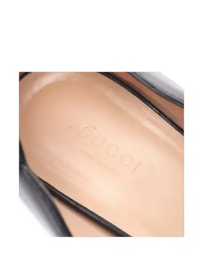 Pre-owned Gucci 2010s Double G Faux-pearl Pumps In Black