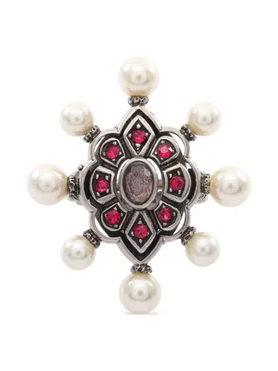 Pre-owned Gucci 2010s Embellished Ring