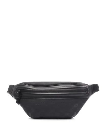 Pre-owned Gucci 2010s Gg Belt Bag In Black