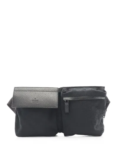 Pre-owned Gucci 2010s Gg Canvas Belt Bag In Blue