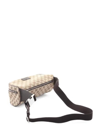 Pre-owned Gucci 2010s Gg Canvas Belt Bag In Neutral
