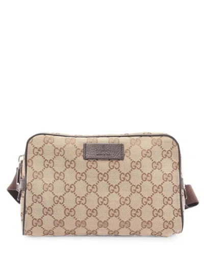 Pre-owned Gucci 2010s Gg Canvas Belt Bag In Neutrals