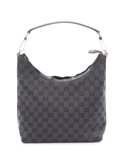 Pre-owned Gucci 2010s Gg Canvas Tote Bag In Grey