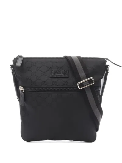 Pre-owned Gucci 2010s Gg Shoulder Bag In Black