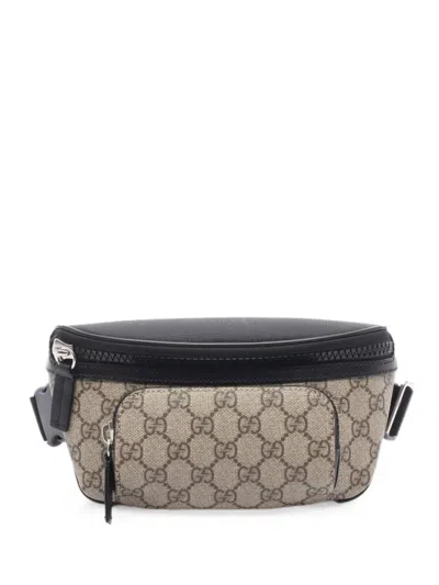 Pre-owned Gucci 2010s Gg Supreme Belt Bag In Neutrals