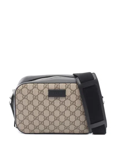 Pre-owned Gucci 2010s Gg Supreme Shoulder Bag In Neutral