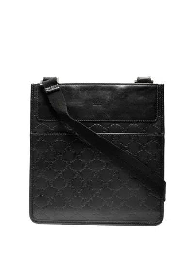 Pre-owned Gucci 2010s Ssima Shoulder Bag In Black
