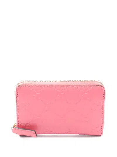 Pre-owned Gucci 2010s Ssima Wallet In Pink