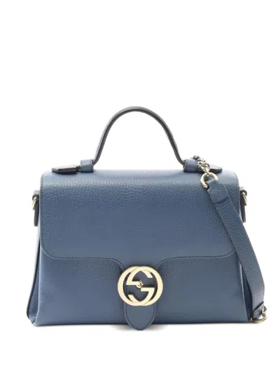 Pre-owned Gucci 2010s Interlocking G Leather Handbag