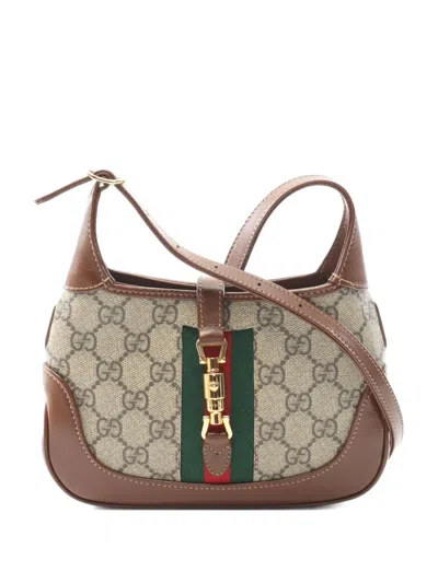 Pre-owned Gucci 2010s Jackie Shoulder Bag In Neutral