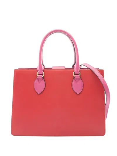 Pre-owned Gucci 2010s Leather Handbag In Red