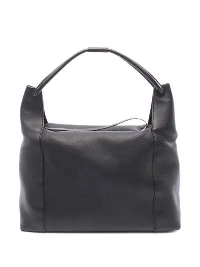 Pre-owned Gucci 2010s Leather Shoulder Bag In Black