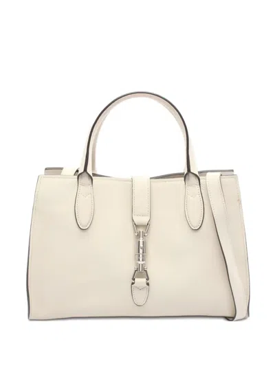 Pre-owned Gucci 2010s Leather Tote Bag In Neutral