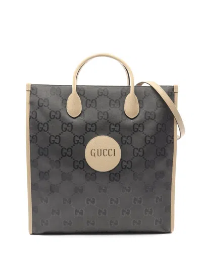 Pre-owned Gucci 2010s Off The Grid Two-way Handbag In Grey
