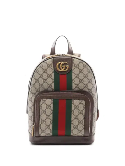 Pre-owned Gucci 2010s Ophidia Gg Supreme Backpack
