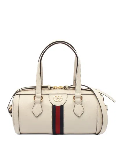 Pre-owned Gucci 2010s Ophidia Gg Tote Bag In White