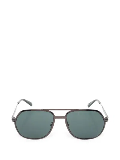 Pre-owned Gucci 2010s Pilot-frame Sunglasses In Silver