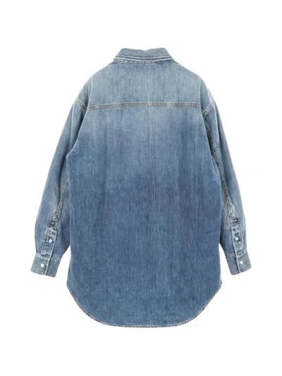Pre-owned Gucci 2010s Pocket Denim Shirt Jacket In Blue