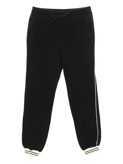 Pre-owned Gucci 2010s Side Stripe Jogger Trousers In Black